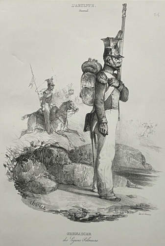 grenadier_des_legions_polonaises_pologne_france_napoleon_graveur_charlet_1831