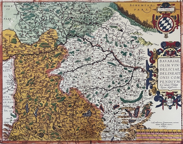 allemagne_baviere_abraham_ortelius_1598_tirage_de_1969