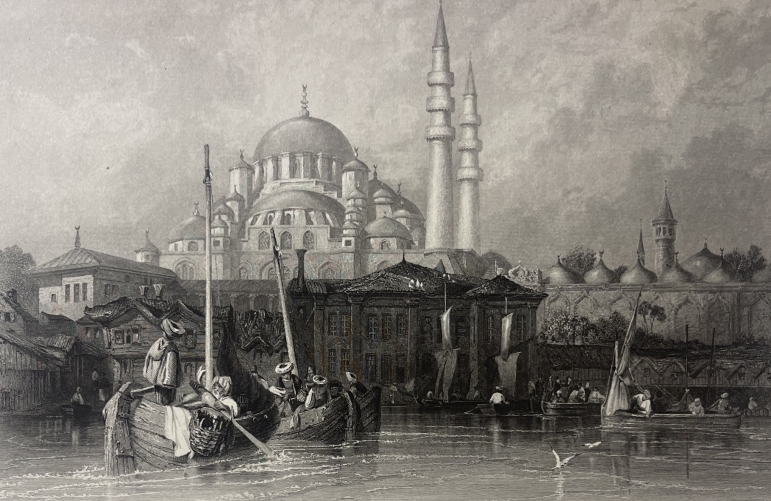 turquie_la_mosque_de_yeni_jami_nouvelle_mosquee_constantinople_vers_1840