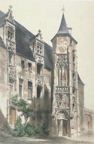 grande_estampe_eveche_evreux_1852_normandie_france