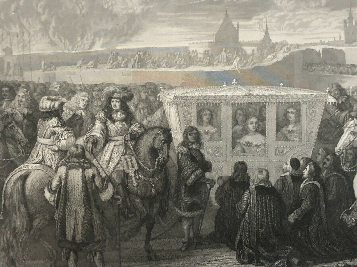 douai_louis_xiv_et_reine_marie-therese_d_autriche_infante_espagne_portugal_1677
