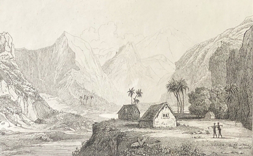 hawai_etats-unis_vallee_vaipiou_lithographie_1836_xixe_usa