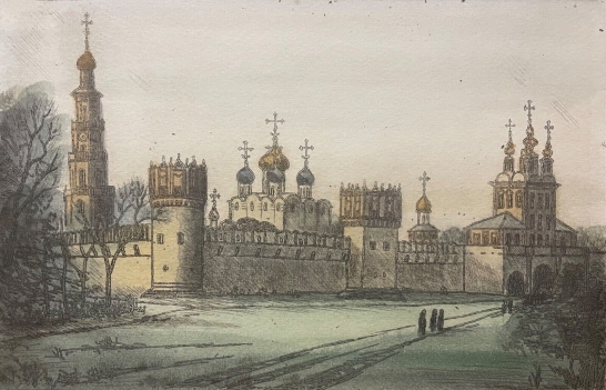 russie_moscou_monastere_de_devitchie-pole_gravure_xxe