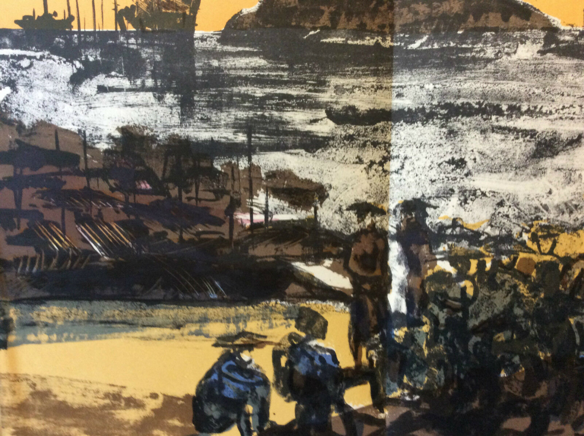 walter_spitzer_lithograhie_originale_les_conquerants_andre_malraux__
