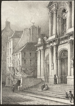 paris_portail_de_leglise_st_rock_lithographie_1839