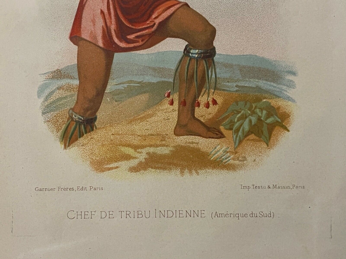 chef_de_tribu_indienne_amerique_de_sud_xixe_lithographie_c_1880_musique_flute