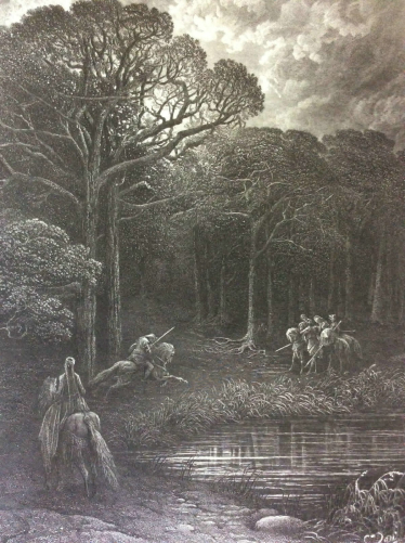 gustave_dore_gravure_les_idylles_du_roi_alfred_tennyson_1869_roi_arthur_xix_eme