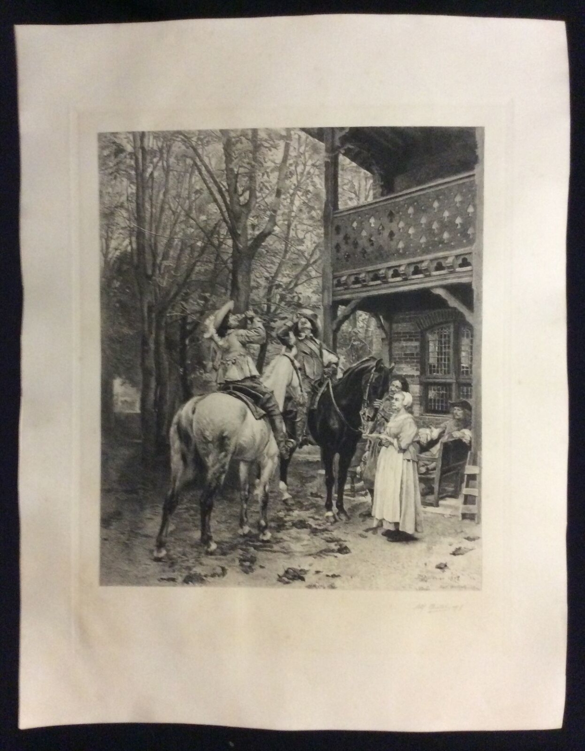 ernest_meissonier_par_alfred_boilot_1878_la_halte_cheval_chevaux_mousquetaire