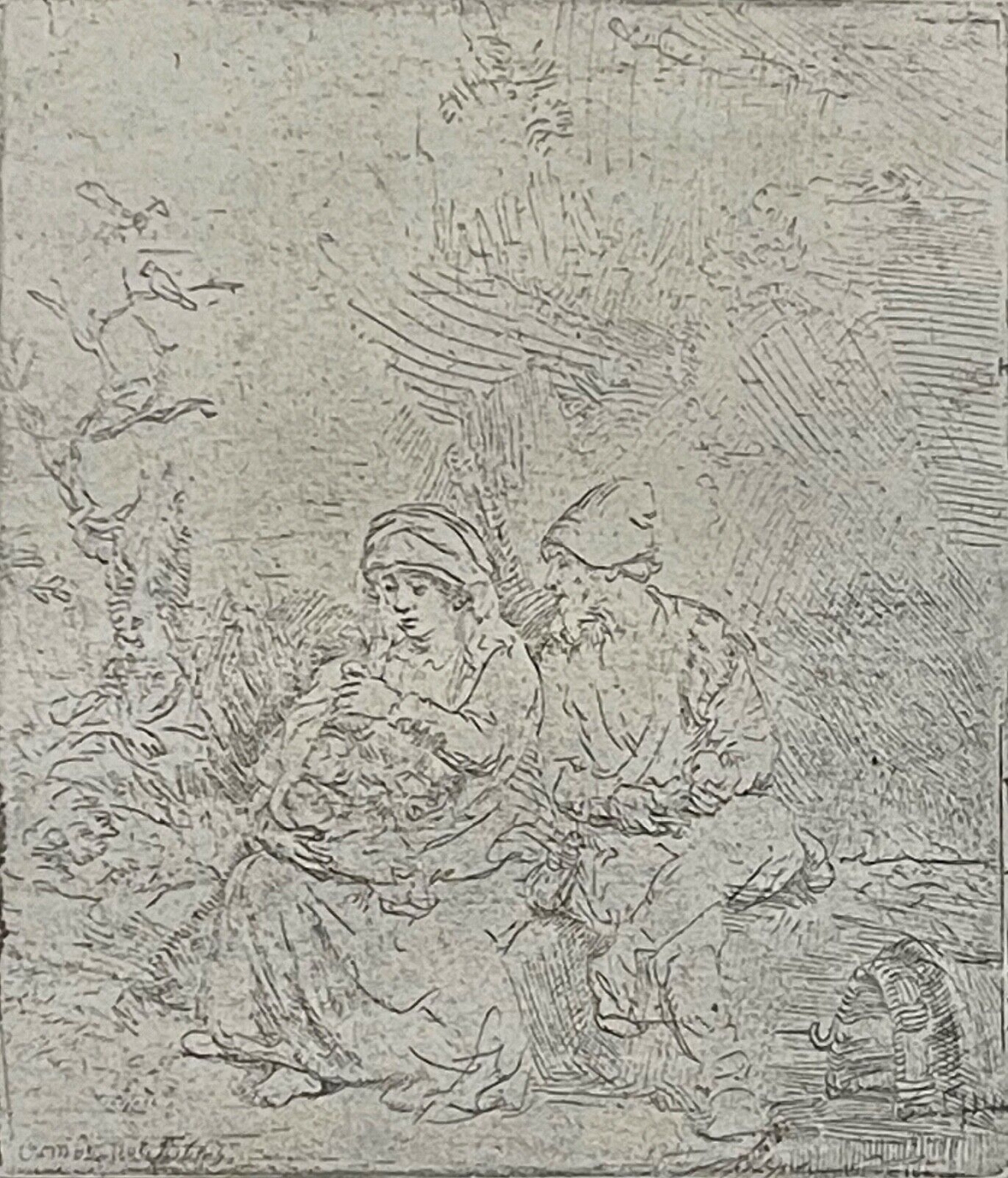 rembrandt_van_rijn__couple_assis,_heliogravure_circa_1850_