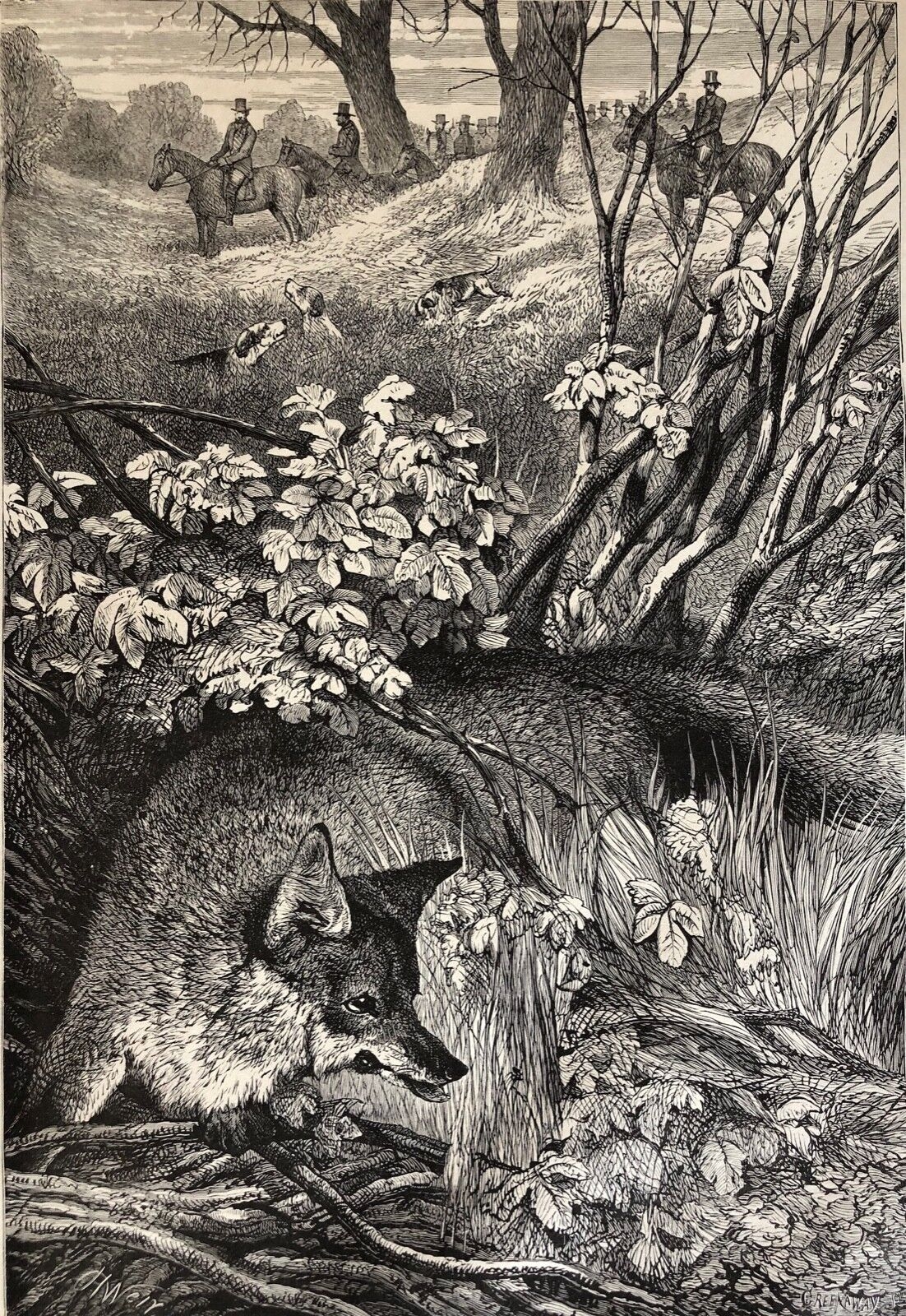 la_chasse_au_renard_par_harrison_william_weir_1824-1906_vers_1875