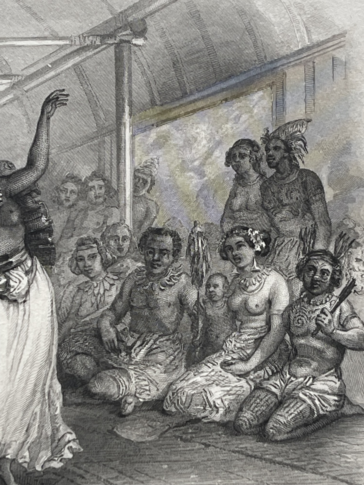 tahiti_tahitian_dancers_original_antique_engraving_1850_french_polynesia_france