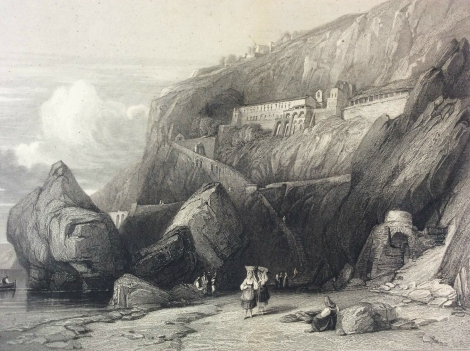 italie_amalfi_capuchin_convent_lithographie_circa_1840_italia