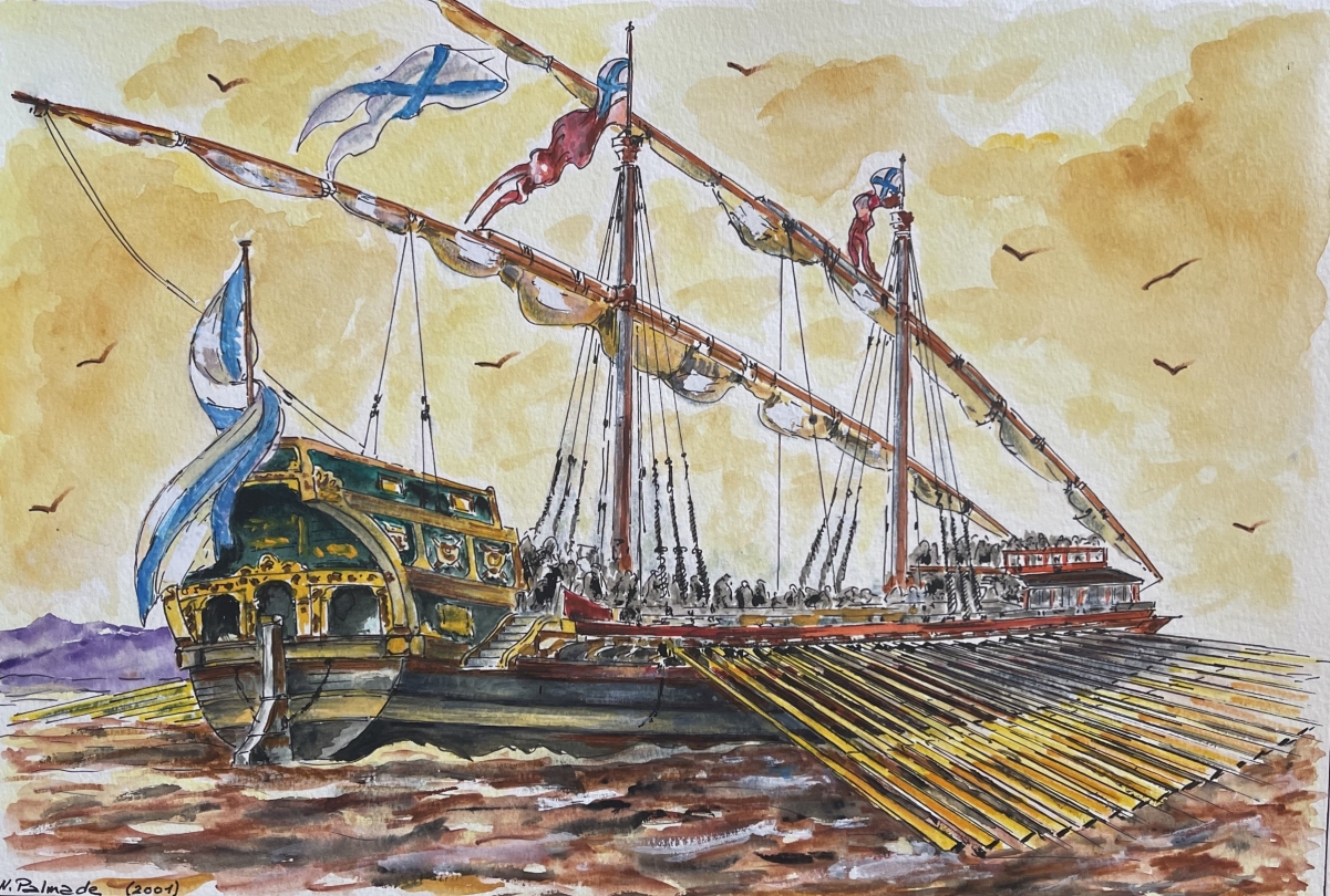galere_russe_marine_guerre_du_nord_russie_suede_danemark_aquarelle_2001