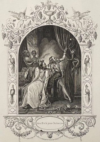 le_pape_jules_iii_1487-1553_et_son_mignon_bertuccino_de_gravure_de_1845_singe