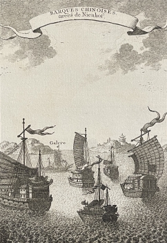chine_barques_chinoises_gravure_de_chedel_1750_asie_asia_china