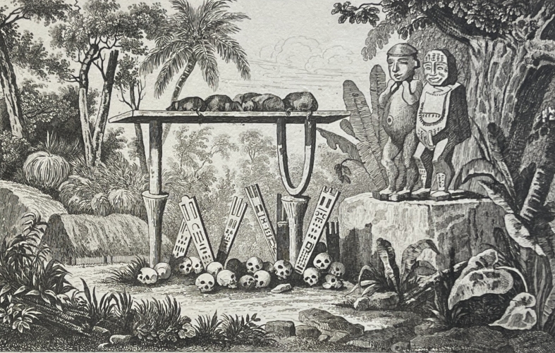 tahiti_tiki_idols_sacred_altar_engraving_1836_polynesia_polynesie_france