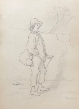 marcheur_a_la_gourde__dessin_au_crayon__anonyme_vers_1875