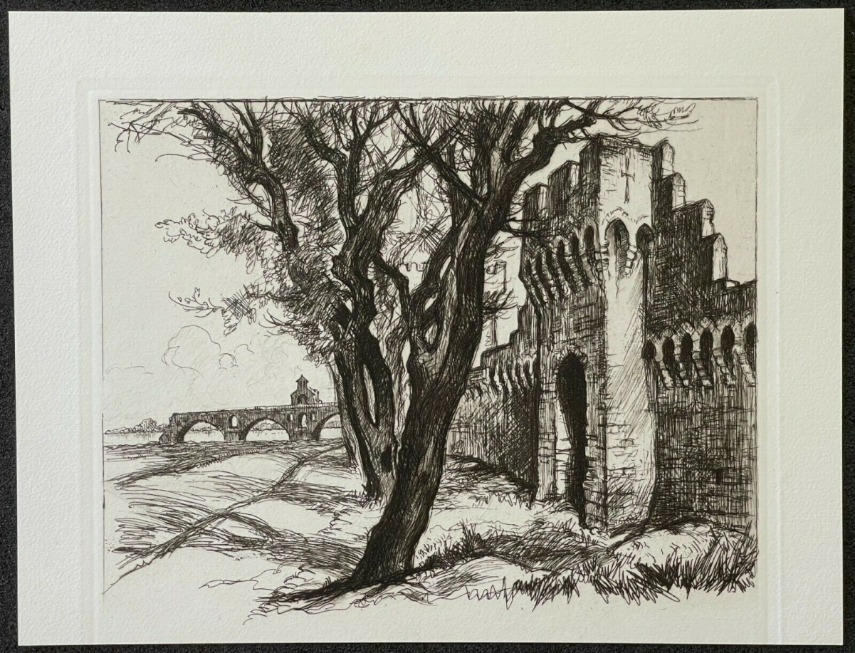 avignon_vers_1930_pointe_seche_de_maurice_robert_rhone_france