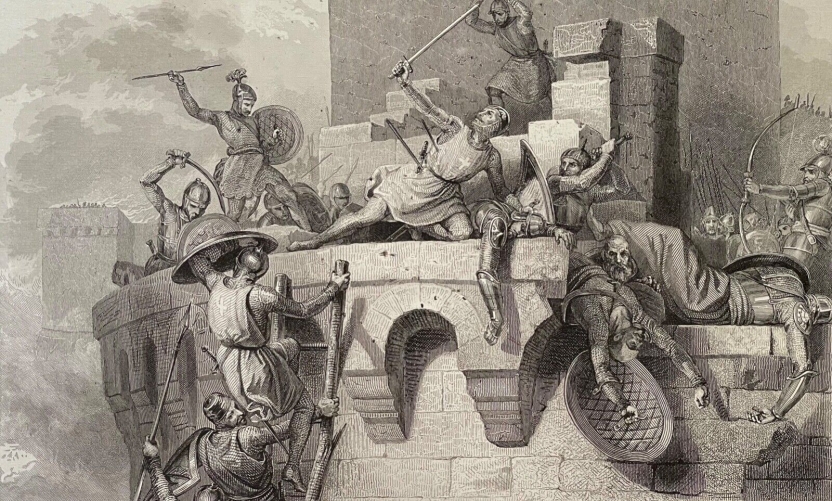 siege_ptolemais_acre_egypte_alberic_clement_1191_croisade_moyen_age_france_xix