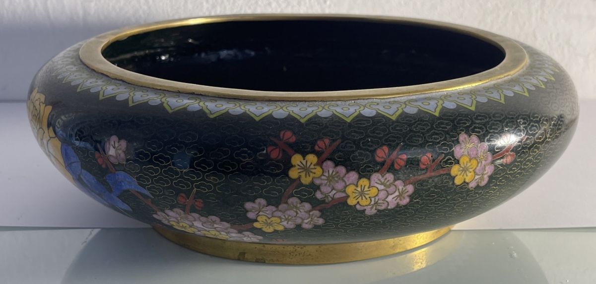 chine__superbe_vasque_en_bronze_cloisonne,_polychromie,_fleurs__china_zhongguo_