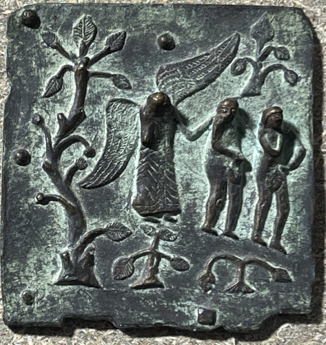 plaque_en_bronze_adam_et_??ve_chasses_du_paradis_reproduction