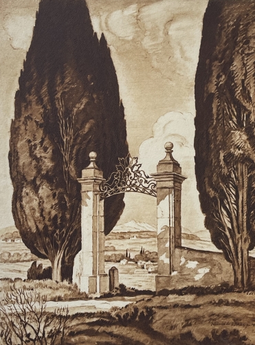 portail_pres_aix-en-provence_montagne_saint-victoire_vers_1942_provence_france