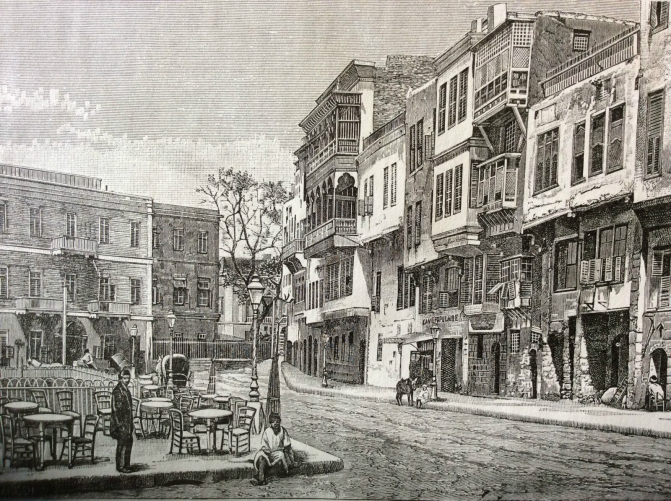 egypte,_caire_lisbekieh___place_du_caire,_gravure_sur_acier_1890_gravee_par_canedi_