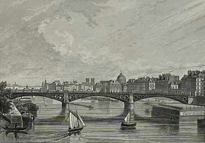 paris_pont_du_carrousel_pont_des_saints-peres_lithographie_de_1835_france_xixe