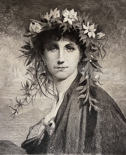 titania_dapres_jules_elie_delaunay_gravure_point_seche_de_leon_gaucherel_1882