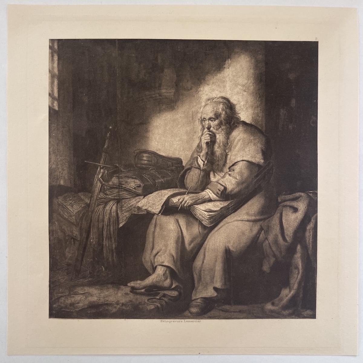 rembrandt_saint_paul_en_prison_heliogravure_1898_xixe