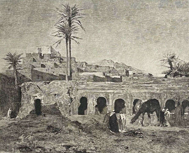 algerie_vue_de_laghouat_eugene_fromentin_1820-1876_le_rat_1881_orientaliste