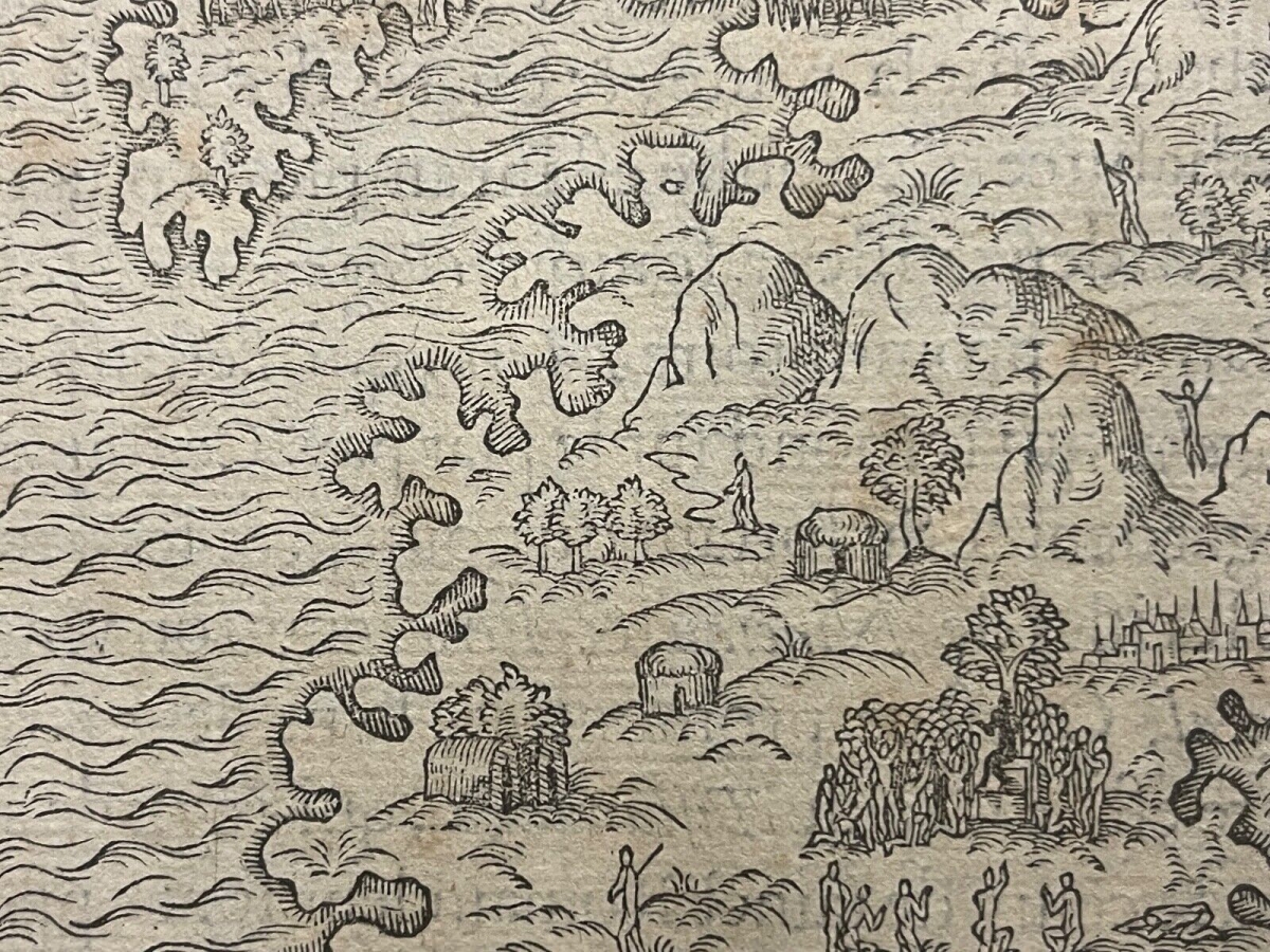 madagascar_1575_map_andre_thevet_woodcut_cosmographie_universelle_early_africa