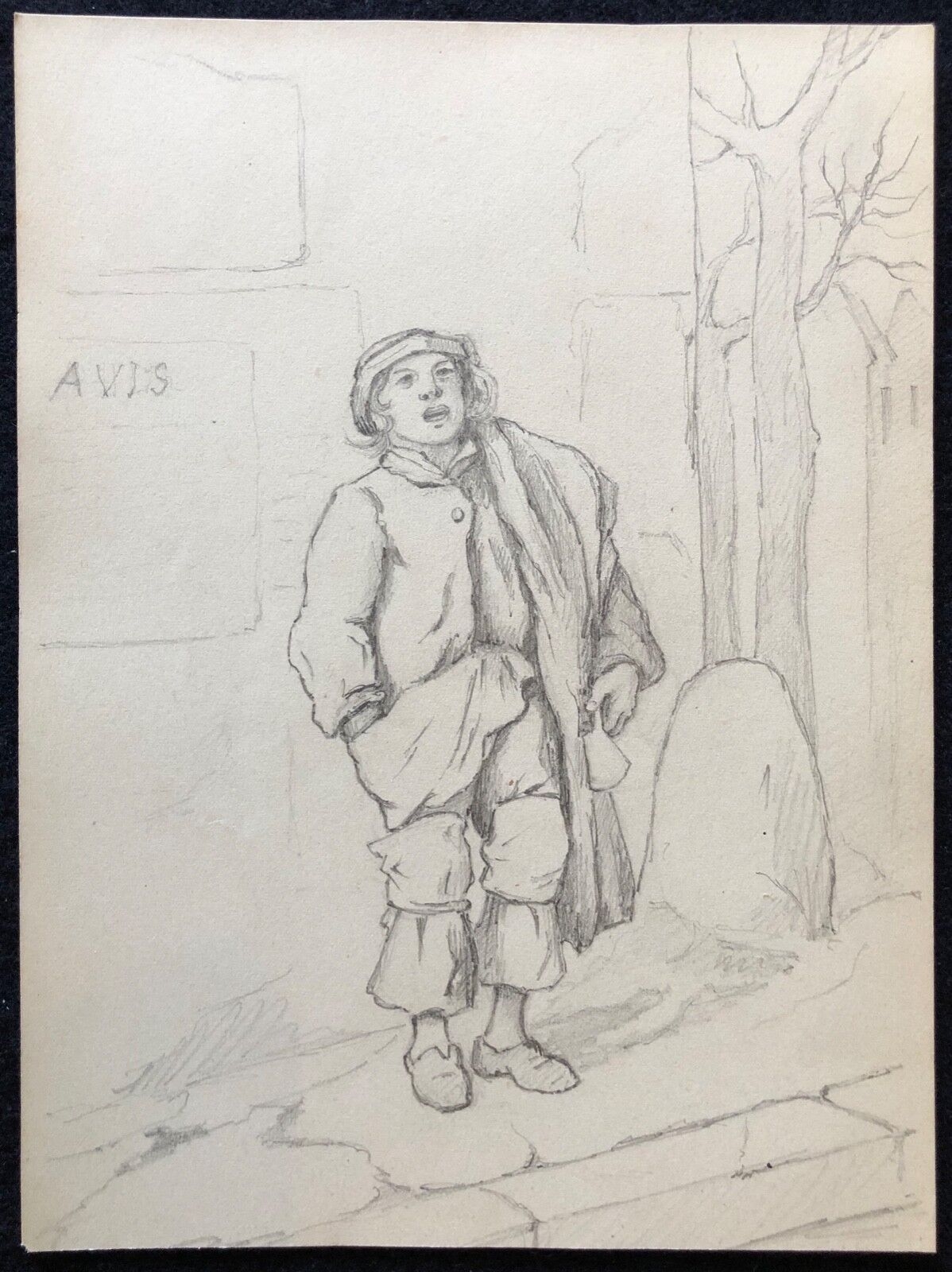 le_crieur_de_rue__dessin_au_crayon__anonyme_vers_1875