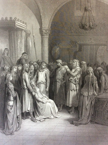 gustave_dore_gravure_les_idylles_du_roi_alfred_tennyson_1869_roi_arthur_xix_eme