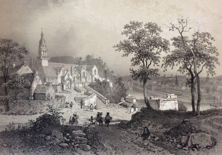 lithographie_originale_chateaulin_1860_bretagne_finistere_france