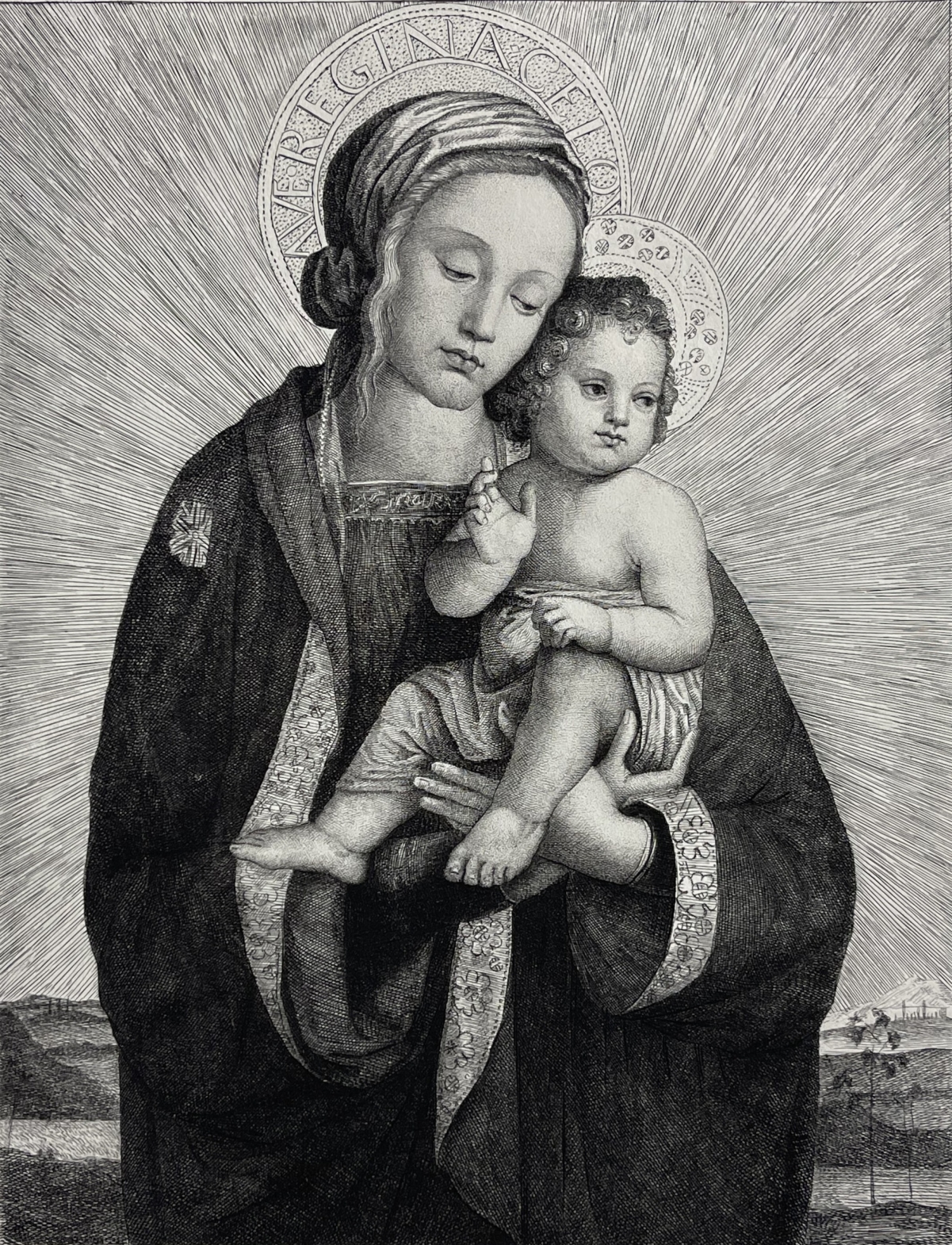 la_madone_de_sainte_claire_de_raphael_graveur_leenhoff_tirage_1882_france