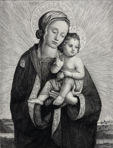 la_madone_de_sainte_claire_de_raphael_graveur_leenhoff_tirage_1882_france