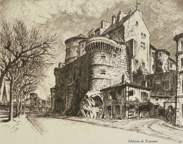 chateau_de_tournon_vers_1930_pointe_seche_de_maurice_robert_rhone_france