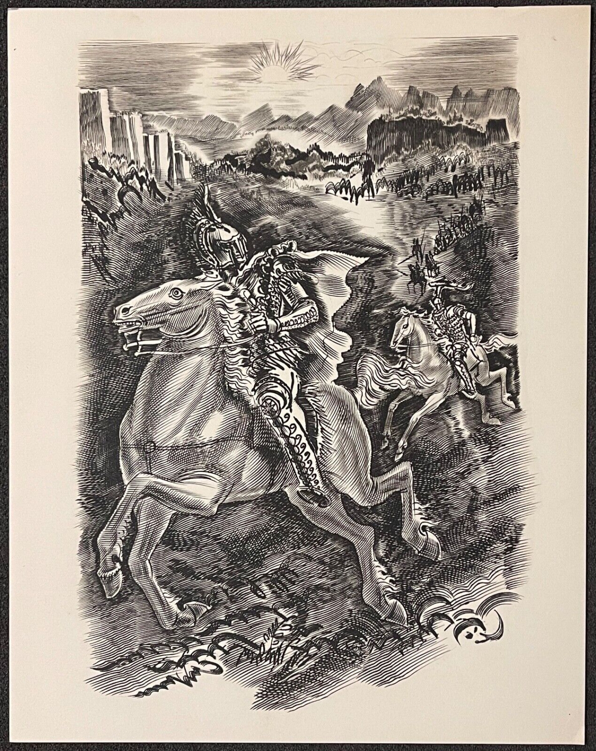 demetrius_roi_de_macedoine_par_albert_decaris_1901-1988_chevaux_cheval