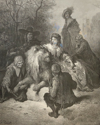 gustave_dore_le_lion_amoureux_la_fontaine_1868
