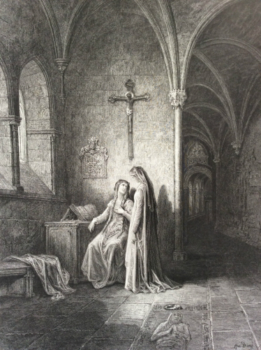 gustave_dore_gravure_les_idylles_du_roi_alfred_tennyson_1869_roi_arthur_xix_eme