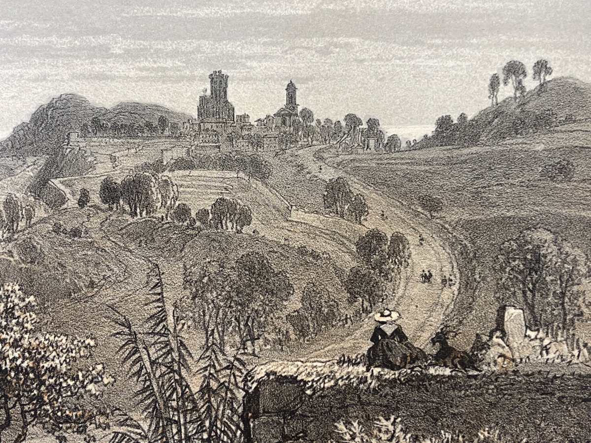 la_turbie_monaco_nice_french_riviera_landscape_antique_lithograph_1864