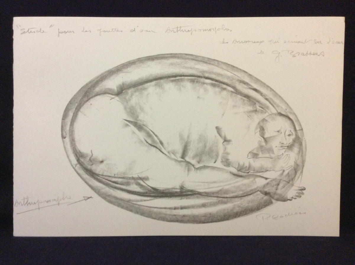 georges_brassens_lithographie_les_gouttes_deau_anthropomorphes_pierre_cadiou