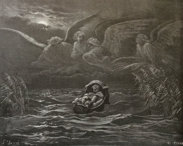 israel_moise_expose_sur_le_nil_gustave_dore_1874