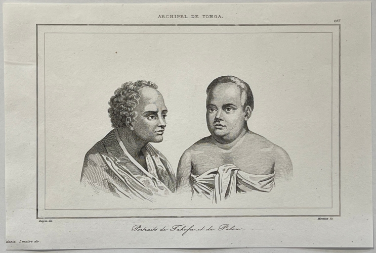 tonga_1836_portrait_engraving_tahofa_&_palou_chiefs_dumont_durville_pacific