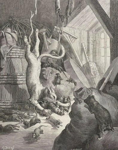 le_chat_et_le_vieux_rat_gustave_dore_xylographie_fable_de_la_fontaine_1868