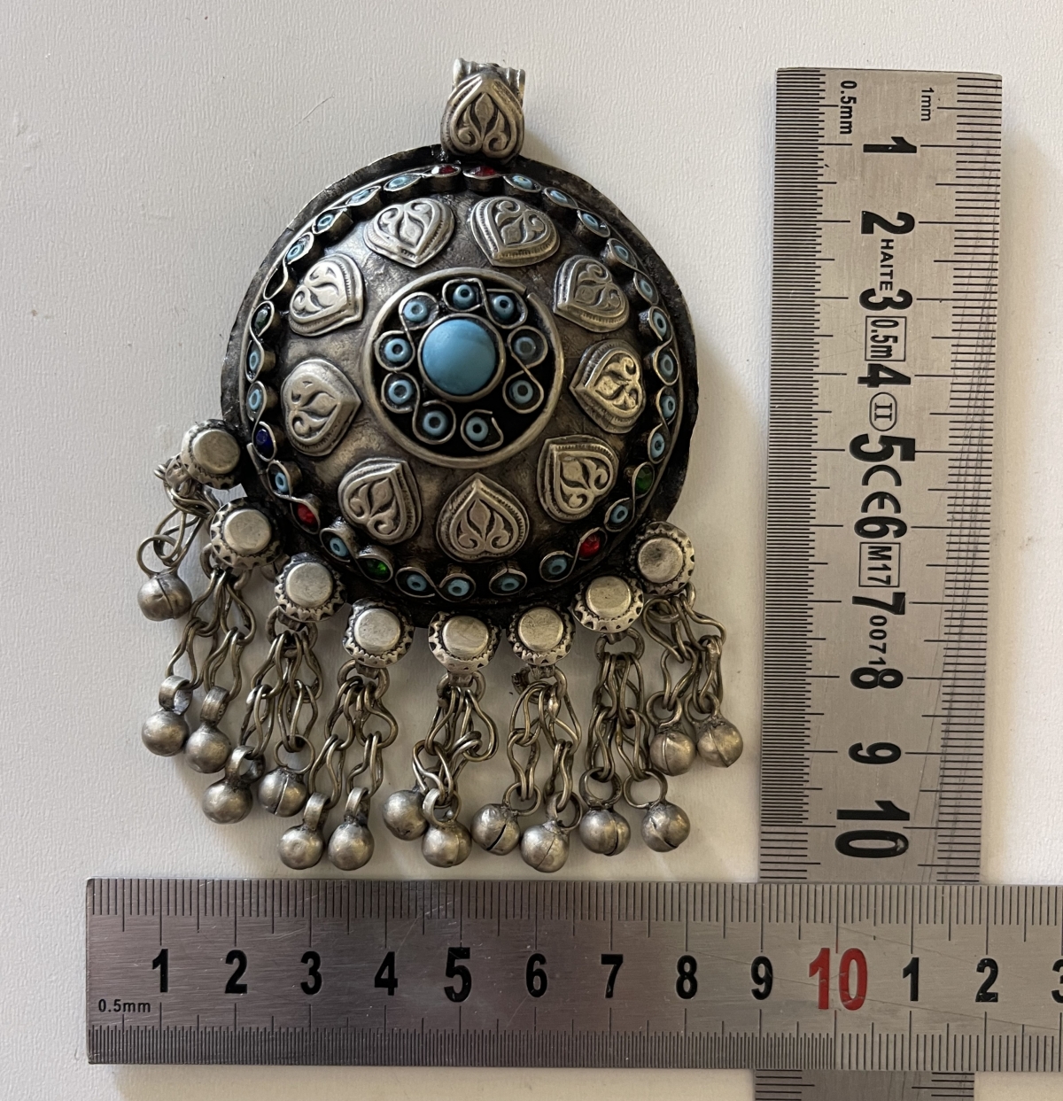 kuchi_afghanistan_ou_pakistan_pendentif_sonore_danse_tribal_amulette_1930???1960