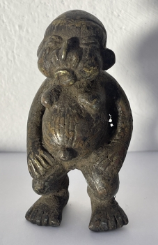 art_premier_statuette_bronze_tikar_cameroun_8,9_cm_afrique_animisme_animiste
