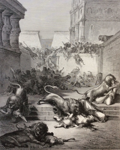israel_etrangers_devores_par_les_lions_dans_la_samarie_gustave_dore_1874