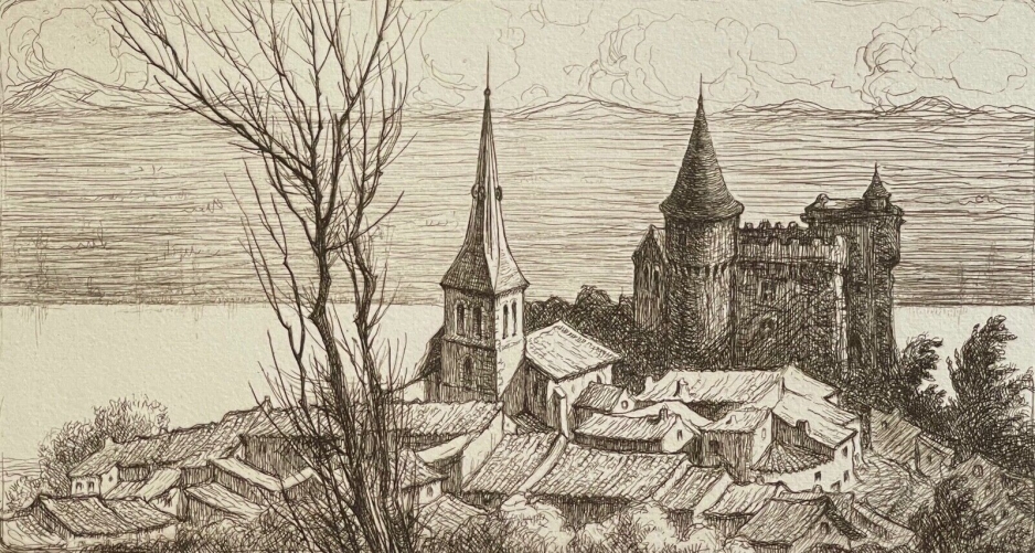 vue_de_chateaubourg_vers_1930_pointe_seche_de_maurice_robert_rhone_france